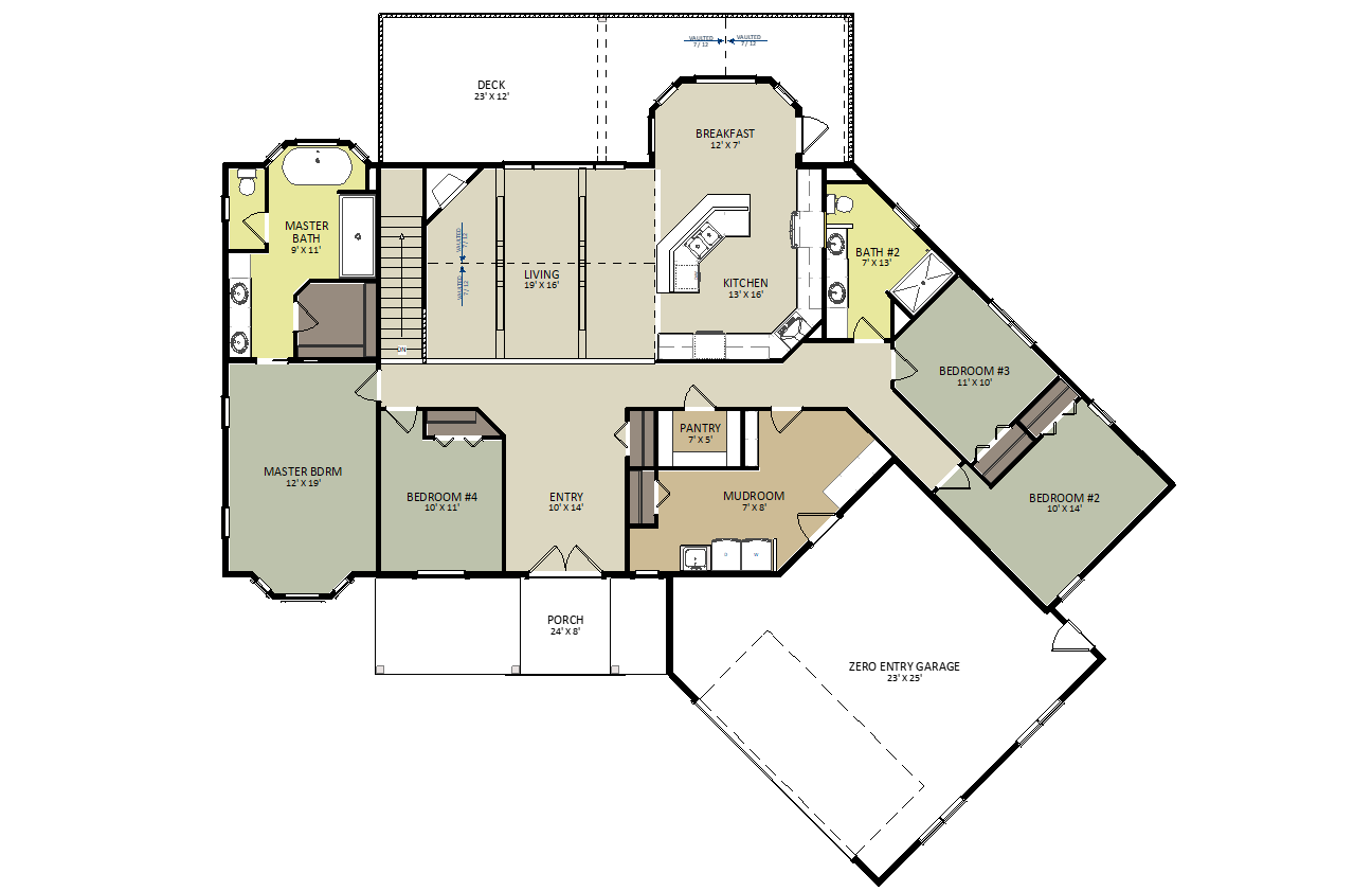 Meridian First Floor Floor Plan